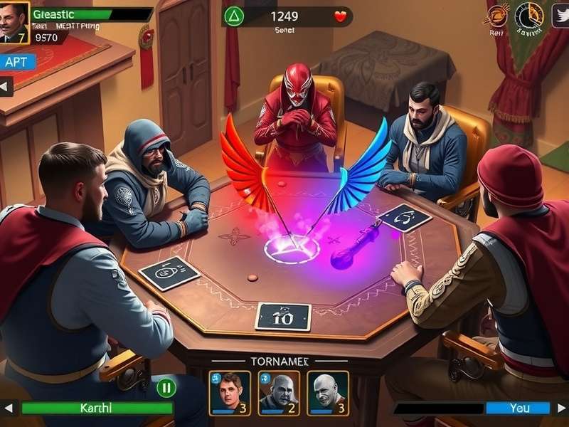 Karahi Commanders tournament gameplay with strategic elements highlighted